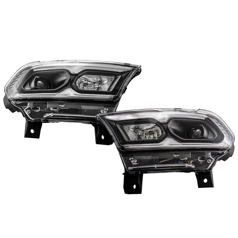 Front Bumper Grille Kit with Fog Light for Dodge Durango (2021-2023)