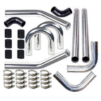 2" Black Turbo Intercooler Elbow Pipe Kit for Universal (All Models)