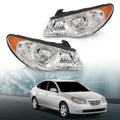Clear Chrome Headlight Assembly for Hyundai Elantra (2007–2010)