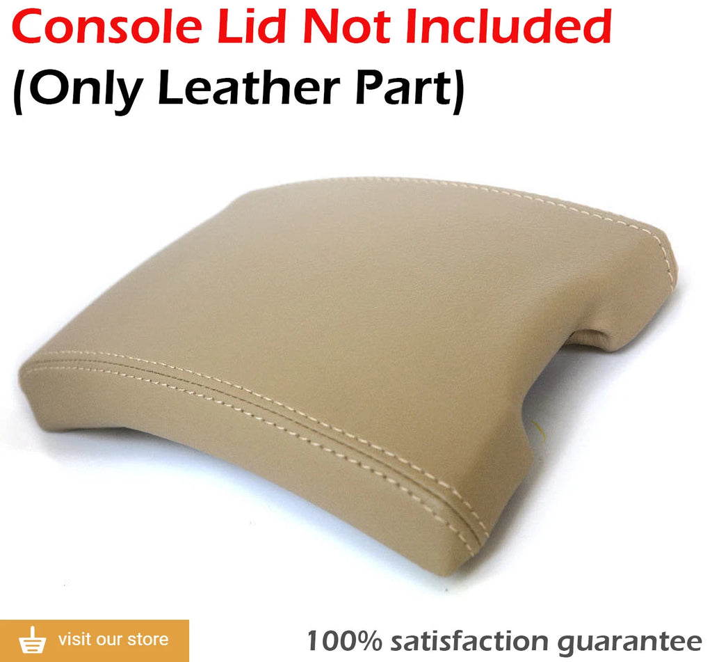 Center Console Armrest Cover for Chrysler Pacifica (2004–2008) Beige Leather