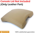 Center Console Armrest Cover for Chrysler Pacifica (2004–2008) Beige Leather