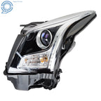 Left Headlight for Cadillac ATS (2013-2018) Halogen Clear Lens Chrome Housing