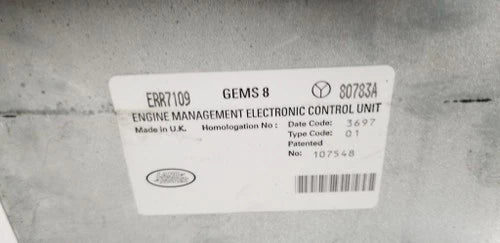 Engine Computer ECU ECM for Land Rover Range Rover (1998) ERR7109 80783A