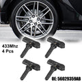 Set of 4 Tire Pressure Sensors 433MHz 56029359AB for Chrysler Jeep Dodge 