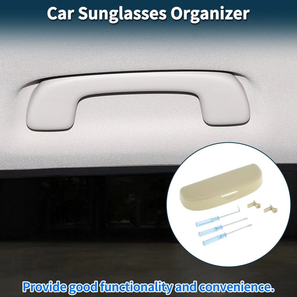 Sunglasses Case for Volkswagen Teramont (2017–2023) Eyeglasses Holder Beige