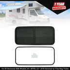 RV Horizontal Slide Window for Universal Fit (24"–48"W x 12"–20"H)