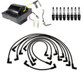 Ignition Wires & Spark Plugs Kit for GMC C2500, Chevy K20, K30, C20 (1 Coil, 8 Plugs)