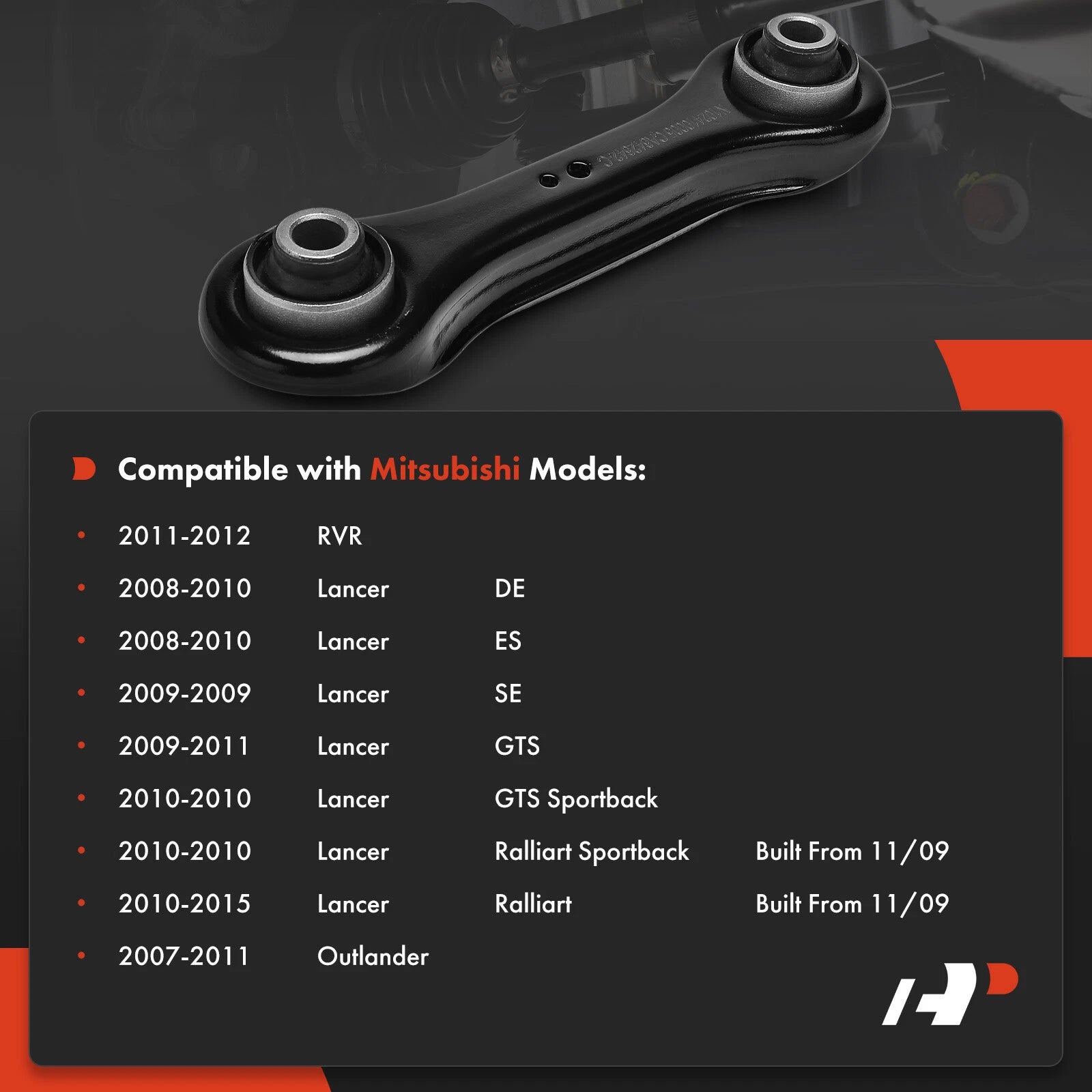 Rear Lower Forward Control Arm with Bushing for Mitsubishi Outlander (2003-2023)