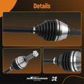 CV Axle Assembly for Ford Fiesta S (2011–2015) Front Right Auto Trans