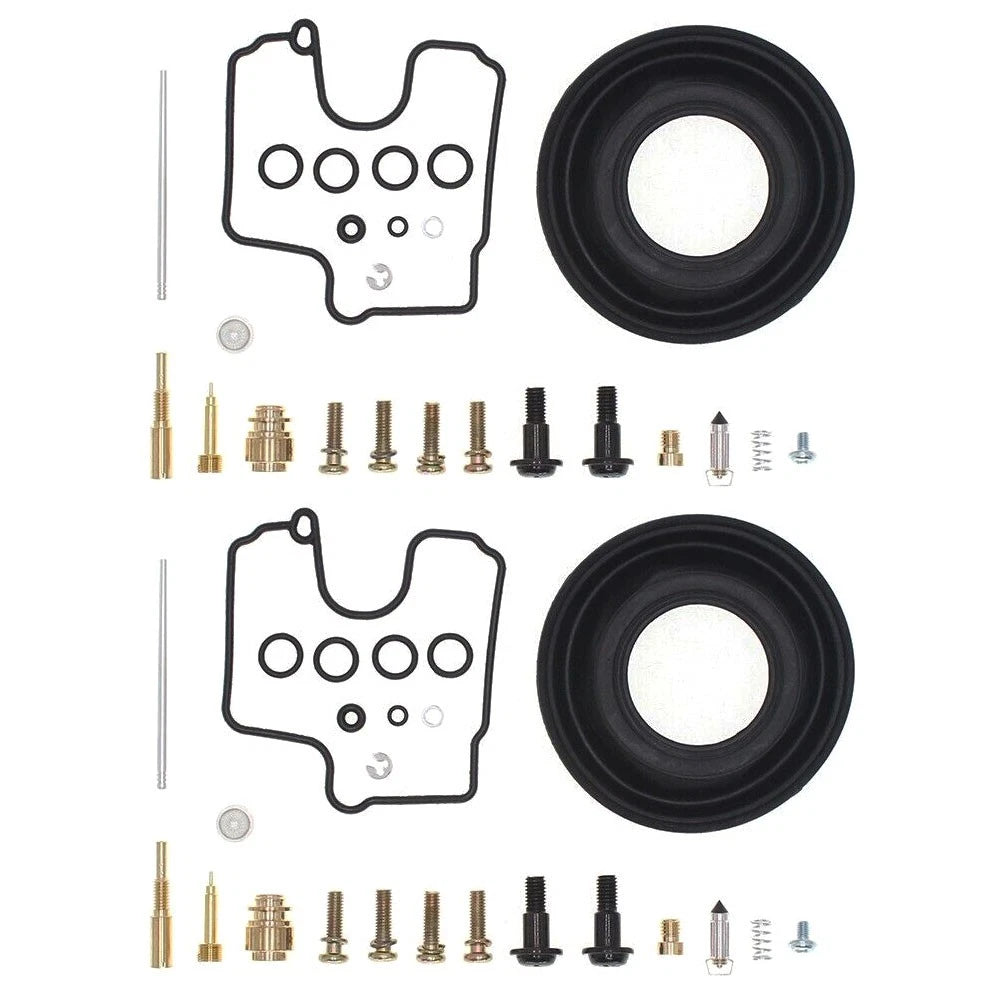 2X Carburetor Gasket Jet Rebuild Kit for Suzuki SV650 SV650S (1999–2002)