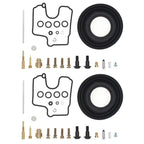 2X Carburetor Gasket Jet Rebuild Kit for Suzuki SV650 SV650S (1999–2002)