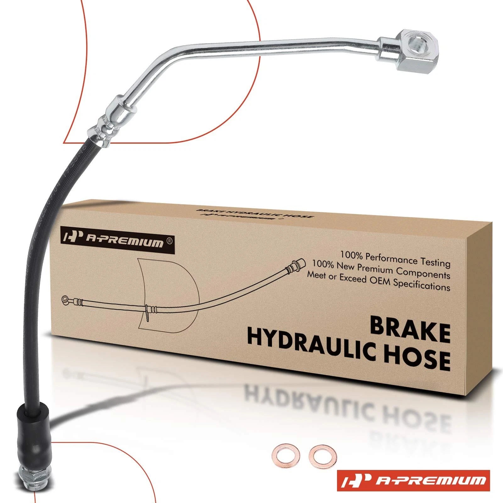 Front Left Brake Hydraulic Hose for Chevy Tahoe GMC Yukon (1995–2000)