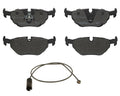 Set of 4 Brembo Rear Low-Metallic Brake Pads with Sensor for BMW E36 M3 (1995–1999)
