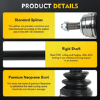 Front Left CV Axle Shaft Assembly for Acura RDX (2019–2021)