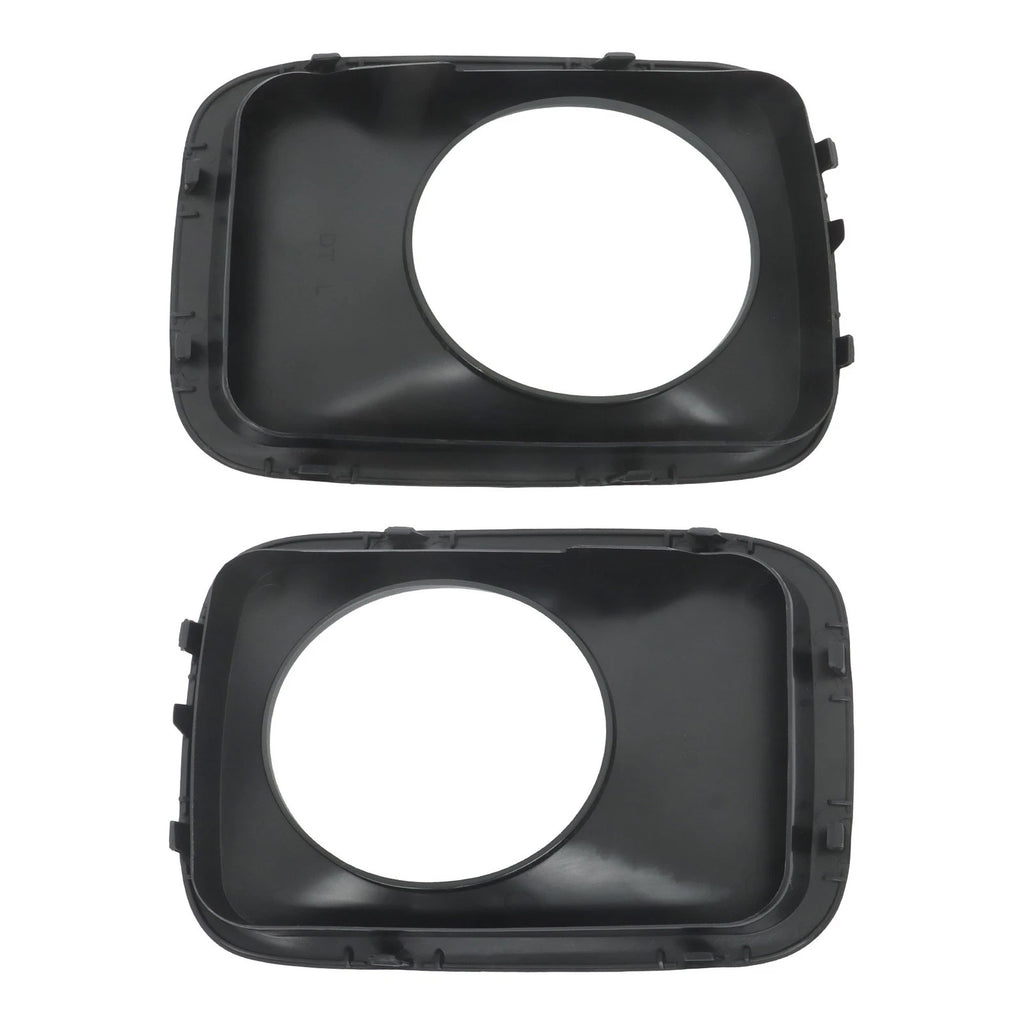 Set of 2 Fog Light Trims for Honda Pilot (2009–2011) Black Primed Plastic