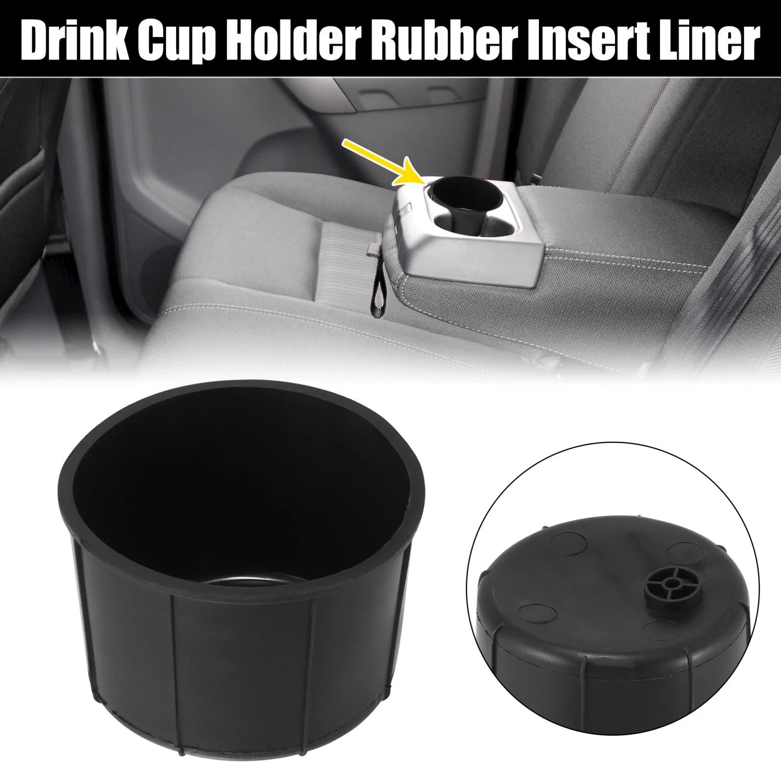 Rear Row Center Console Right Side Drink Cup Holder for Ford F-150 (2009–2014)