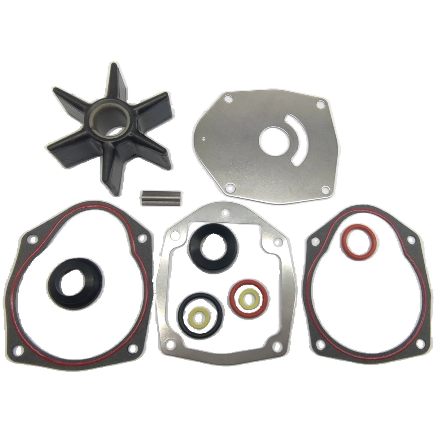Water Pump Impeller Kit for Mercury 4-Stroke 75-100 HP (2000–2023) 47-8M0100526