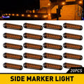 20X Side Marker LED Light for Truck Trailer Lorry Boat (Lens)