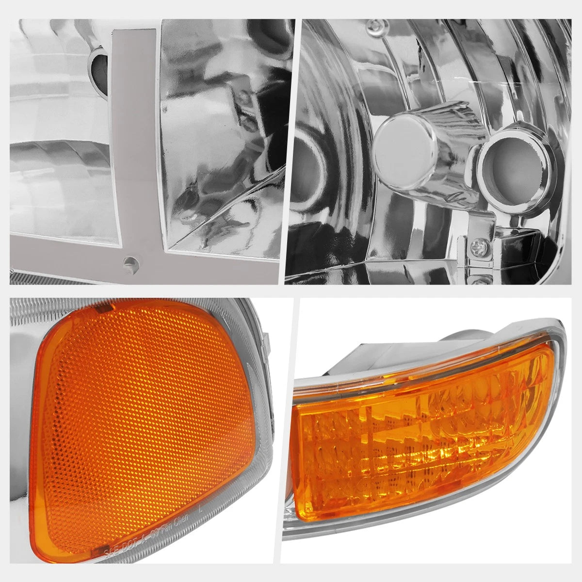 Set of 4 Tap-On Side Window Visors for Chevrolet Cruze (2016–2019)