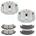 Rear Brake Calipers and Ceramic Pads for GMC Sierra 1500 (2007–2014)