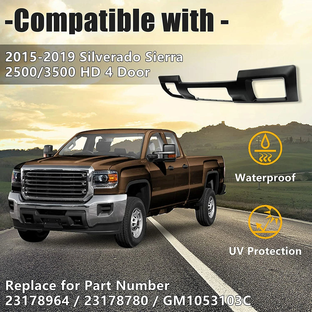 Front Bumper Skid Plate for GMC Sierra 2500/3500HD (2015–2019)