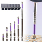 Set of 6 Alloy Steel PH2 Screwdriver Bits for Various Drilling Needs