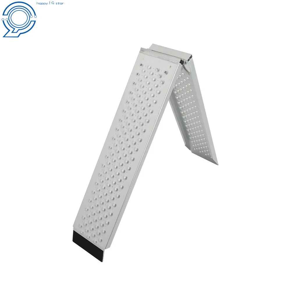 76" Aluminum Folding Loading Ramp for ATV UTV Motorcycle Dirt Bike Lawnmower