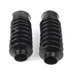 2X 41mm Rubber Fork Boot Gator Cover for Harley Softail Dyna (1991–2017)
