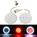 48 LED Indicator Light Bulb White/Red for Harley Sportster Touring (2014-2017)