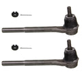 Set of 2 Outer Steering Tie Rod Ends for Chevy Camaro Pontiac Firebird