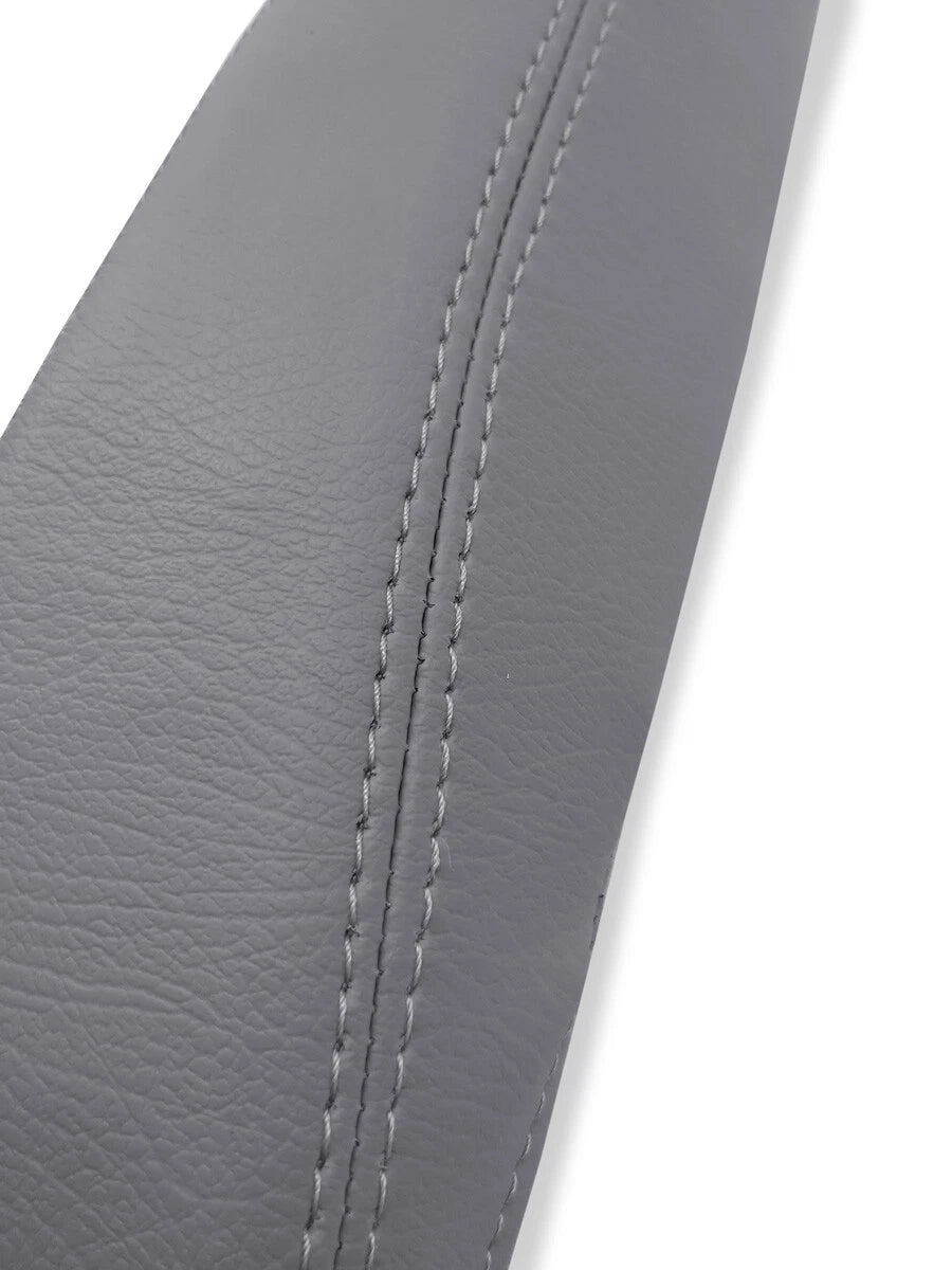 Seat Armrest Cover Skin for Chrysler Pacifica (2017–2020) Gray PVC Leather