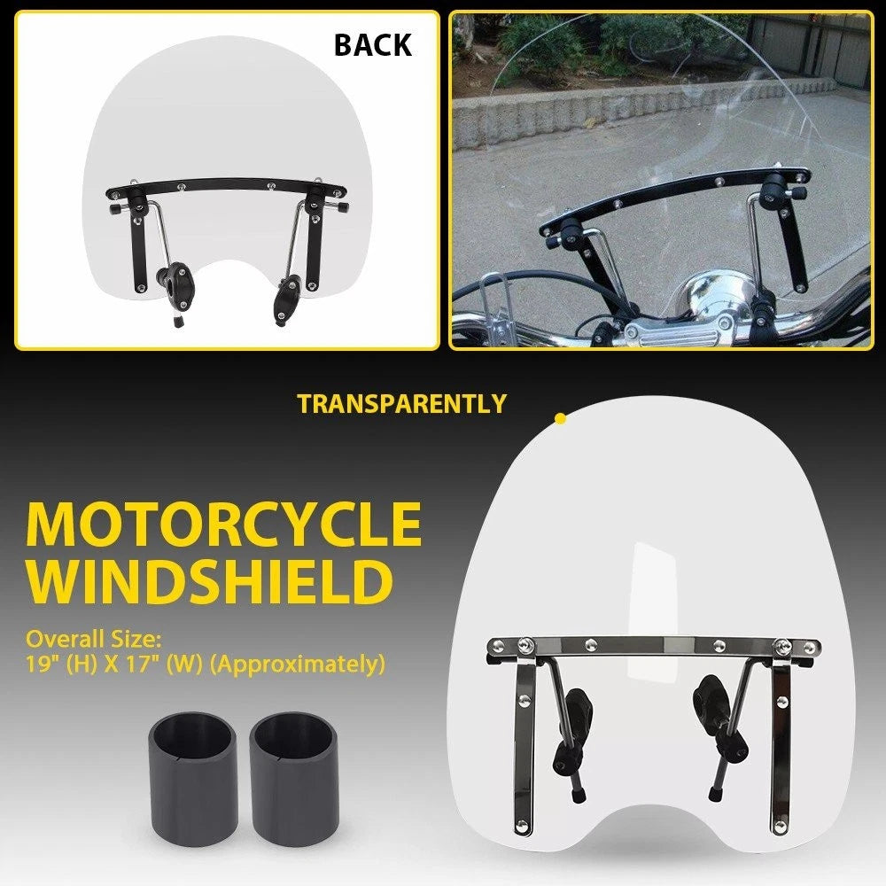 Clear Windshield for Suzuki Boulevard Intruder Volusia Marauder 800 (2001–2009)