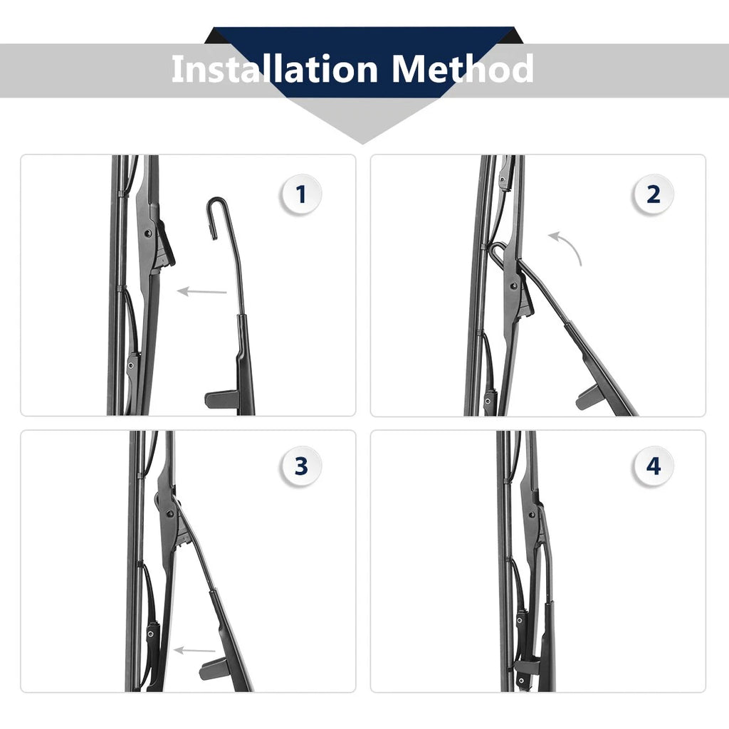 Set of 2 Rear Windshield Wiper Blade Arms for BMW X5 (1999–2006) E53 61619449922