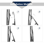 Set of 2 Rear Windshield Wiper Blade Arms for BMW X5 (1999–2006) E53 61619449922