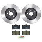 Set of 2 Front Rotors & Bosch QuietCast Brake Pads for Lexus LS430 (2001–2006)