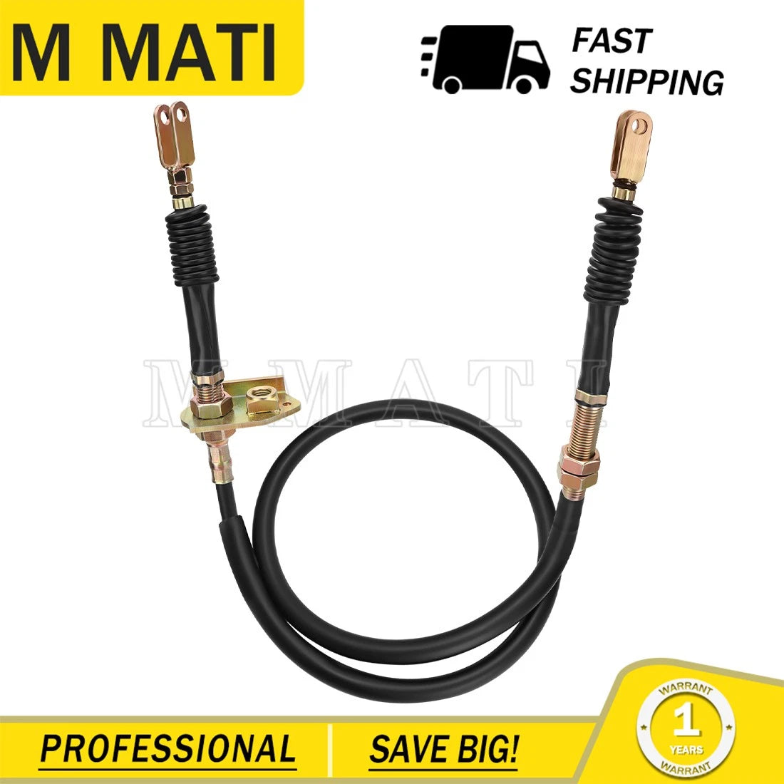 Reverse Lever Cable for Yamaha Big Bear 4WD YFM350 (1987–1993) 2HR-2637F-00-00