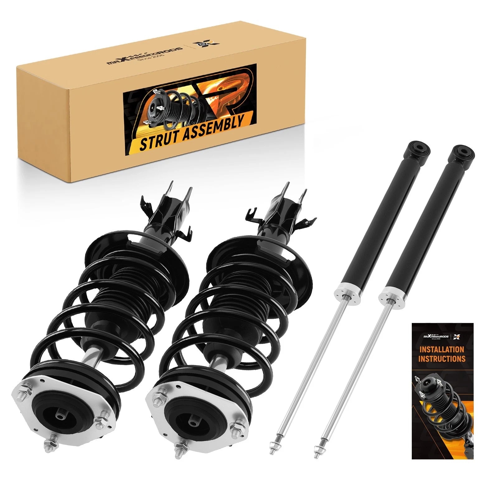 Complete Struts & Coil Springs Set for Ford Fiesta (2011–2013) 11937