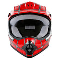 Youth Motocross Helmet for Kids (DOT Approved) Red Spider Net Off-Road