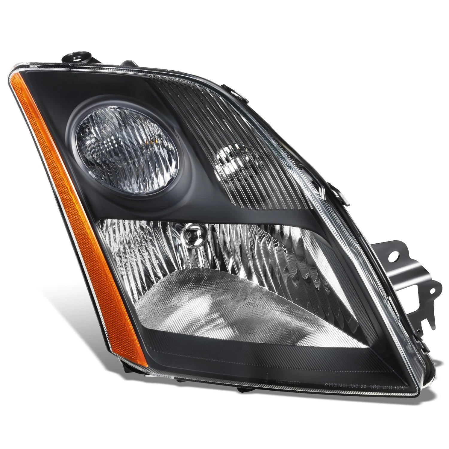 Right Passenger Headlight Lamp for Nissan Sentra (2007–2009) OE Style Black Housing