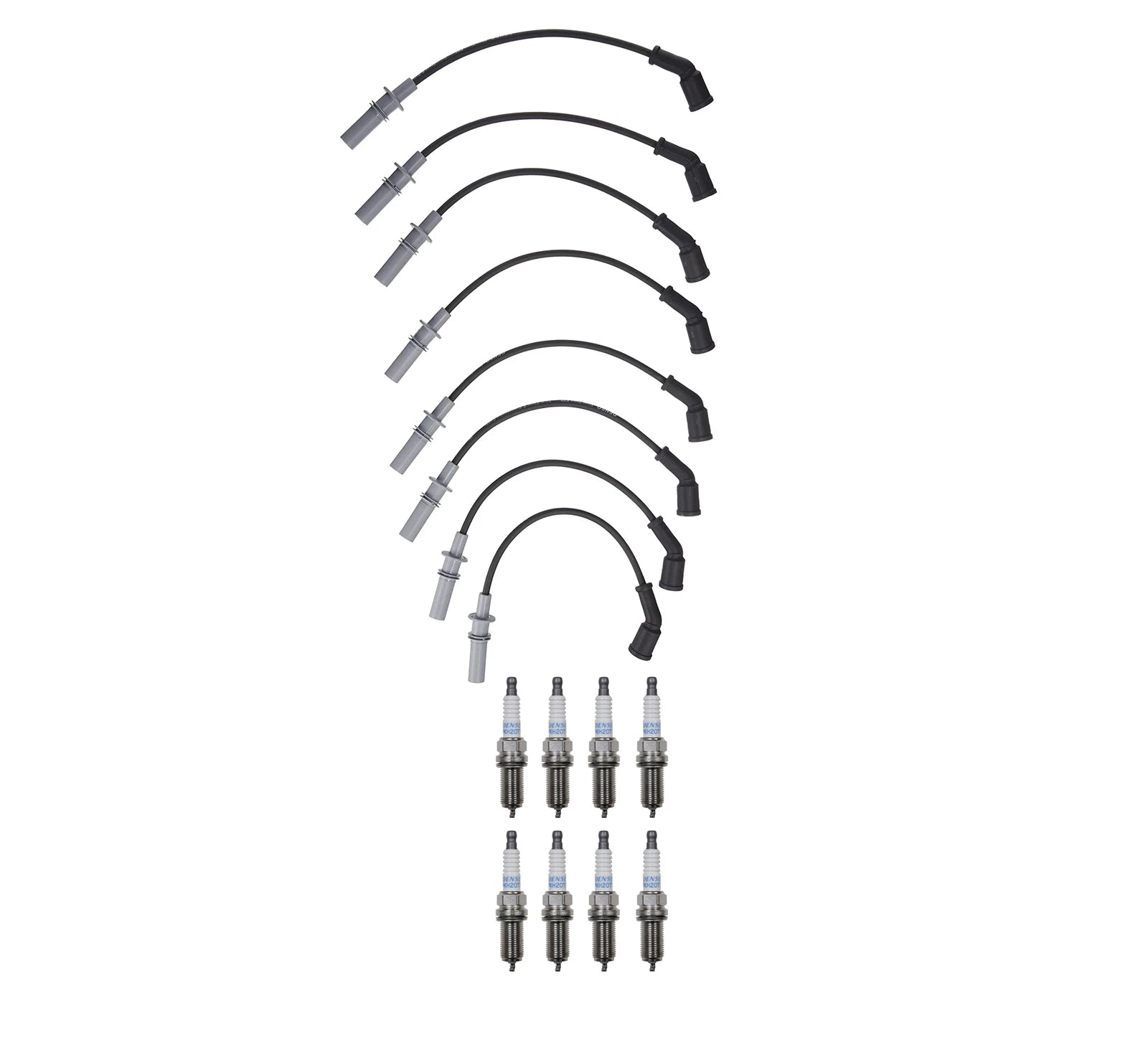 Denso 7mm & 8 Platinum TT Spark Plug Wire Set for Chrysler Dodge 4.7 V8 (2002–2009)