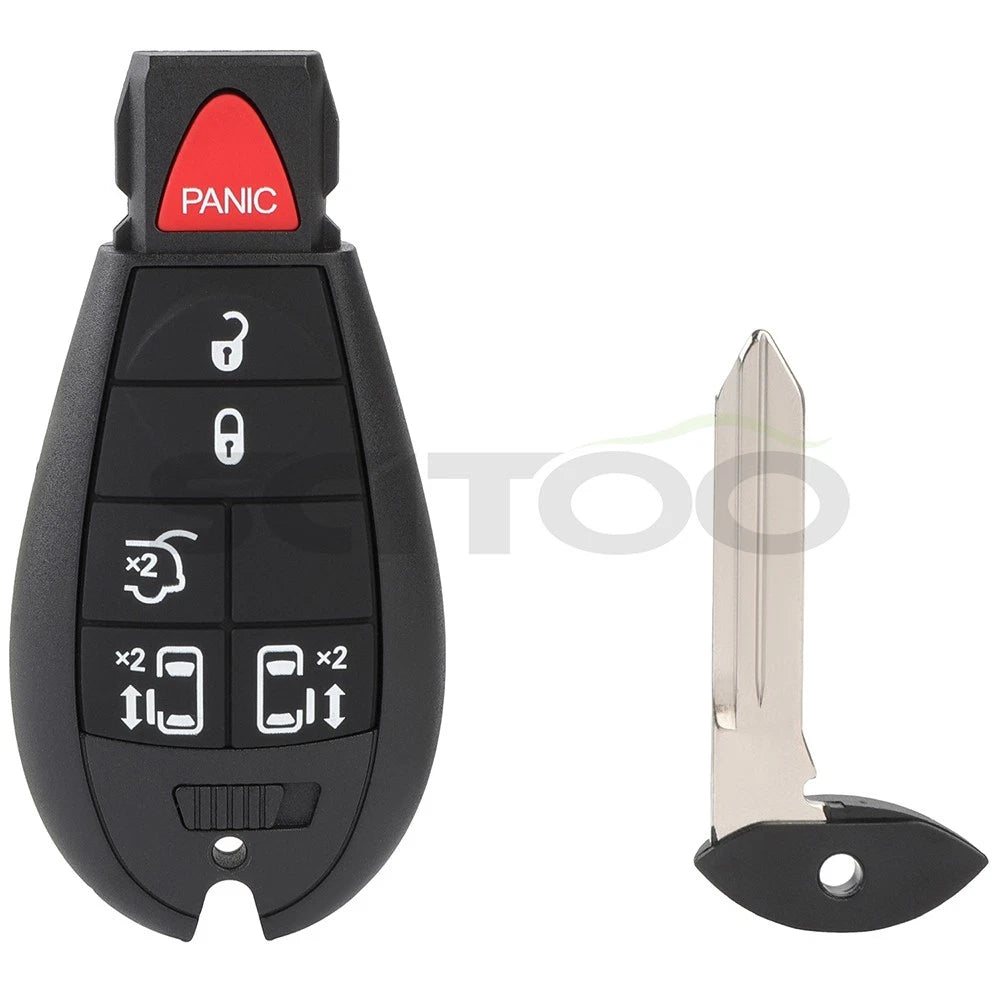 2X Keyless Entry Remote Fob for Dodge Grand Caravan (2008–2013)
