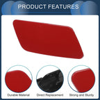 Front Left Washer Nozzle Cover Cap for Volkswagen Passat CC (2008–2012) Red