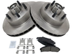 Front Brake Pad and Rotor Kit for Mazda B2300 RWD (1995–1997) WF356CR