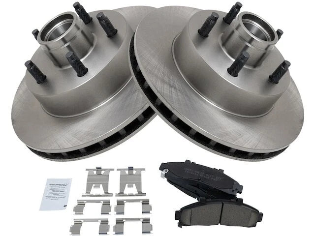 Front Brake Pad and Rotor Kit for Mazda B2300 RWD (1995–1997) WF356CR