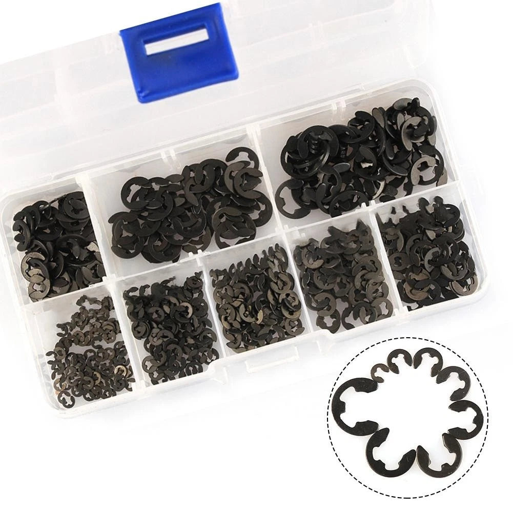 550pcs Assorted Clips Set for Universal Applications (C Circlip)