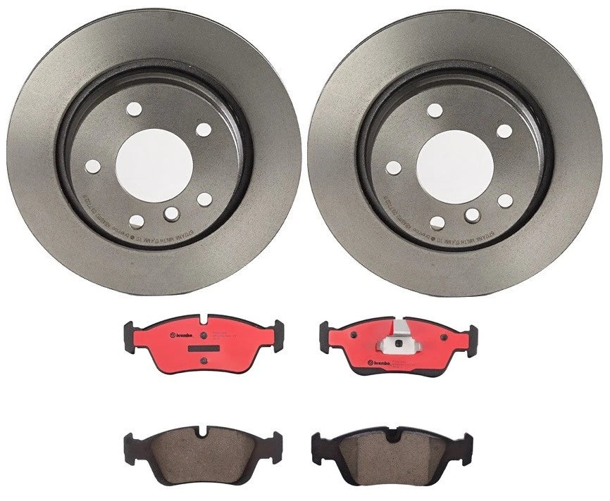 Brembo Rear Brake Kit Ceramic Pads & Disc Rotors for BMW E36 E46 (1992–2006)