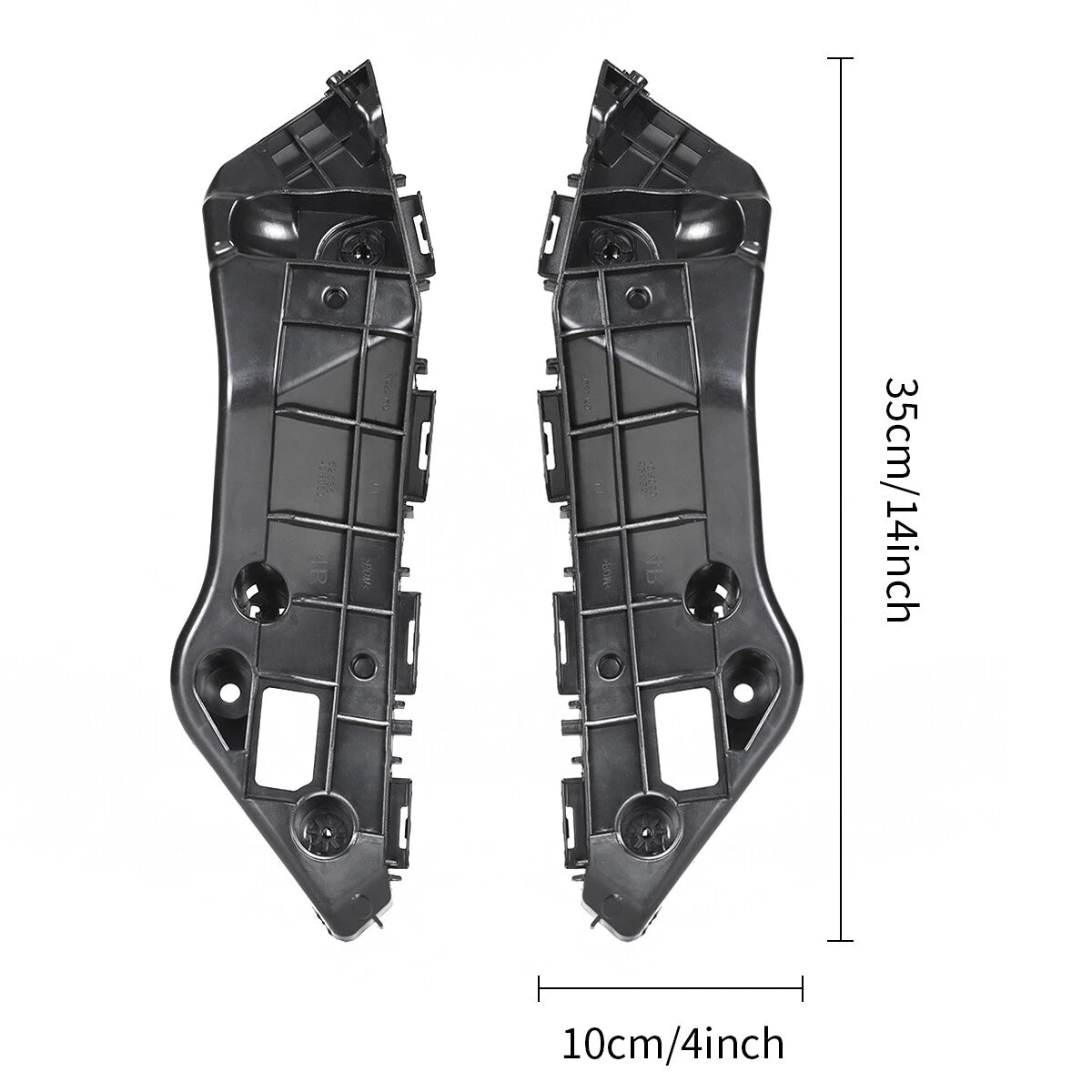 Pair of Front Bumper Brackets Retainers for Toyota RAV4 (2016–2018)