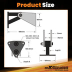 Engine Motor Mount Weld-In Kit for Chevy Big Small Block (BBC SBC)