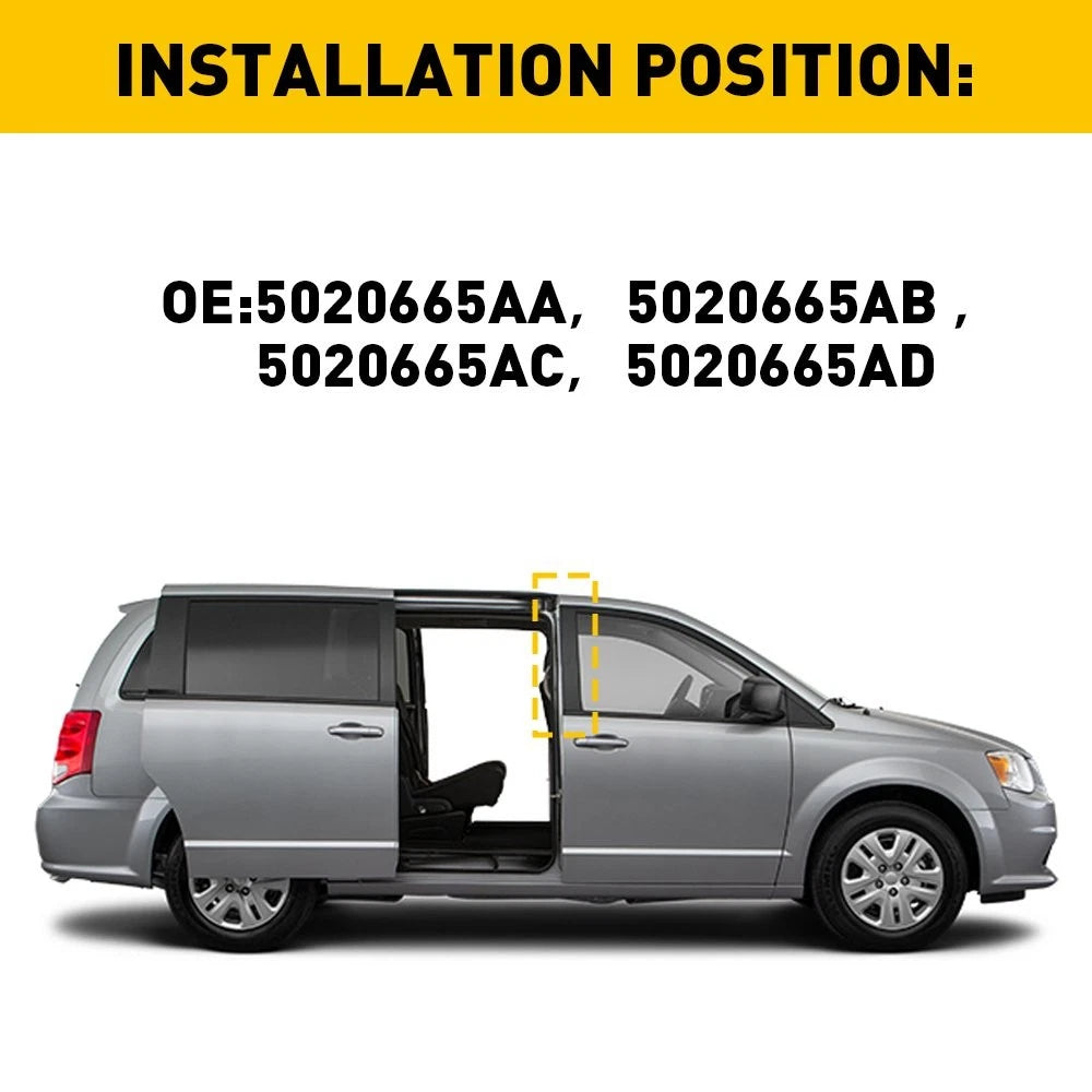 Front Door Applique Pillar Right for Town & Country, Grand Caravan (AB) 5020665AA