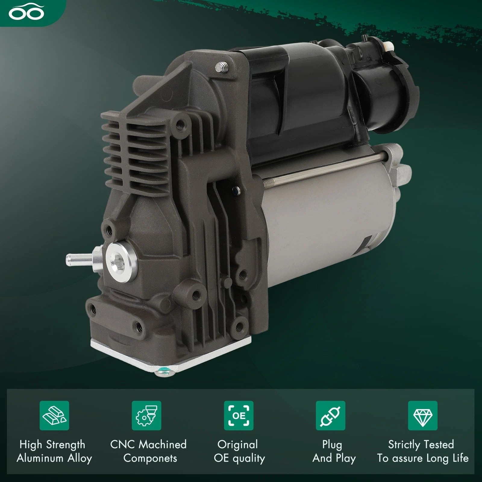 Air Suspension Compressor Pump 37206792855 for BMW E61 530xi 535i (2007–2010)
